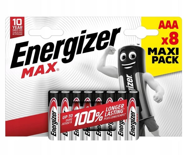 Energizer MAX AA / LR6 alkaliparisto - 8 kpl (blisteri)