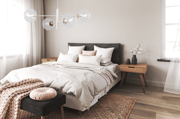 VICENZA HÆNGELAMPE HVIDGULD 4 FLAD KLAR LAMPE E14