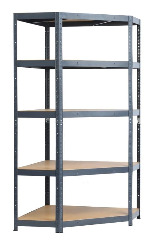 HÖRNHYLLA I METALL 180*90*90*40, FÖRZINKAD - TG-REG 5456 HÖRNHYLLA I METALL 180*90*90*40, FÖRZINKAD - TG-REG 5456
