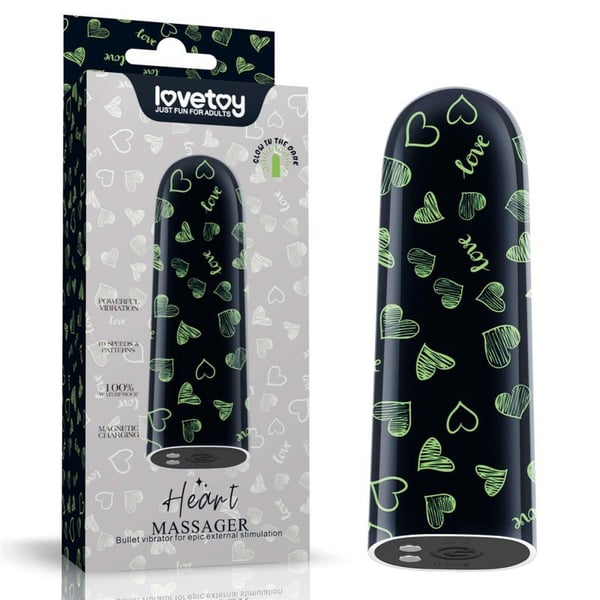 Lovetoy sydänmassajaaja minivärinä Lovetoy sydänmassajaaja minivärinä