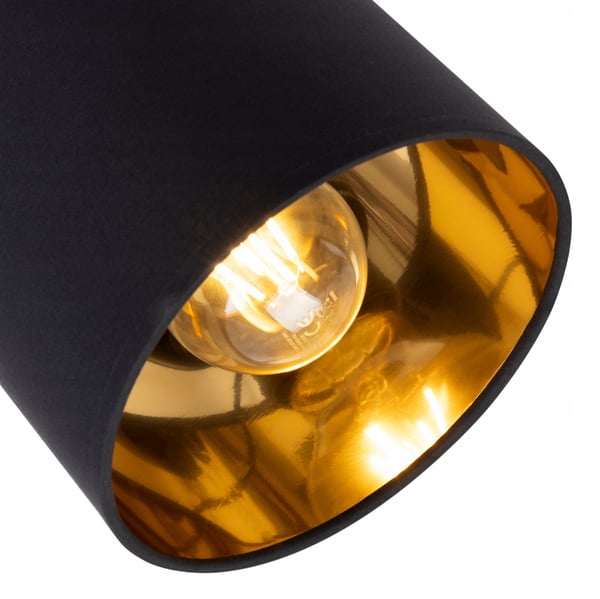 Lofthængende lampe med gylden LED-loftlampe
