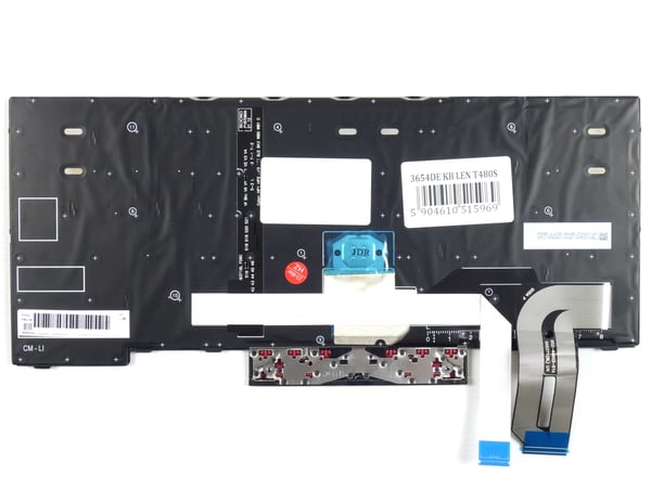 De Qwertz-tastatur til ThinkPad med LED, høj kvalitet - T480s T490 T495 L490