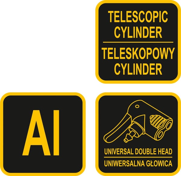 TELESKOOPPINEN ALUMIINIPUMPPU - W-82031