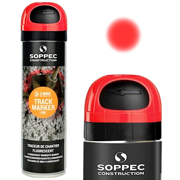 SOPPEC SUIHKUTETTAVA GEODEESI-RAITOMERKKI PUNAINEN 500ML - MTP GEO CZE