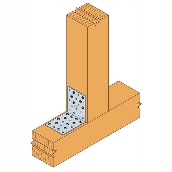ANP251010100 reiitetty kulmayhde 100x100x2,5x100mm
