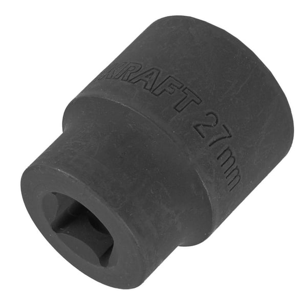27 mm 1/2" kort 6-kant topnøgle