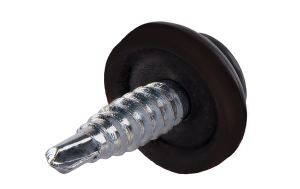 Landmandsskruer GTF02P Panhoved 4,8x20mm RAL 7024
