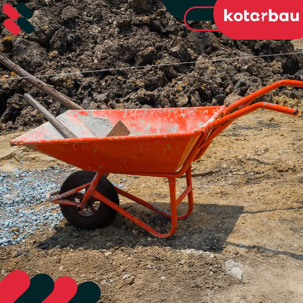 Kotarbau® Varastoautojen renkaan kulutuspinta 3.50-4 4pr