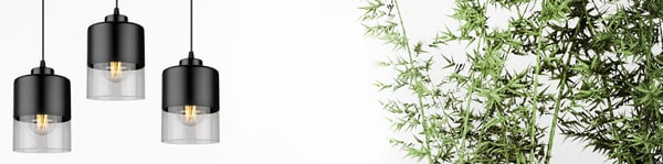 MODERNI LASINEN HÄMÄHÄKKIKUVIOINEN KATTOVALAISIN
