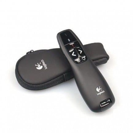 Logitech Wireless Presenter R400 laserpresentationsfjärrkontroll