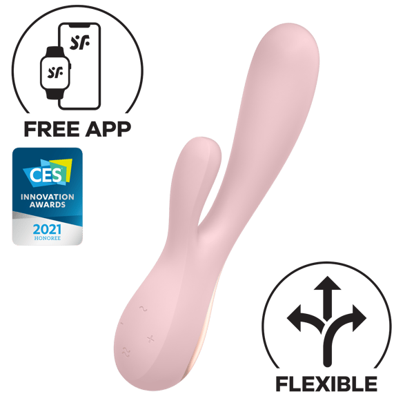 Satisfyer - Mono flex -vibraattori (malva)