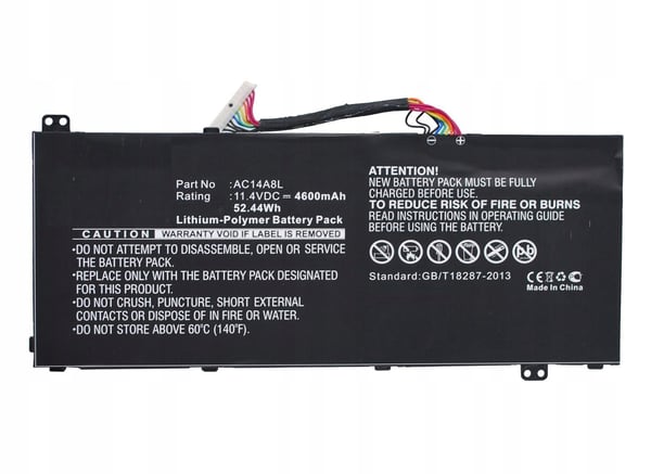 Coreparts batteri til Acer AC14A8L