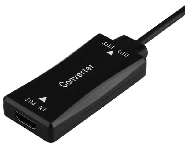HDMI 4K naaras-DisplayPort kohinas-adapteri