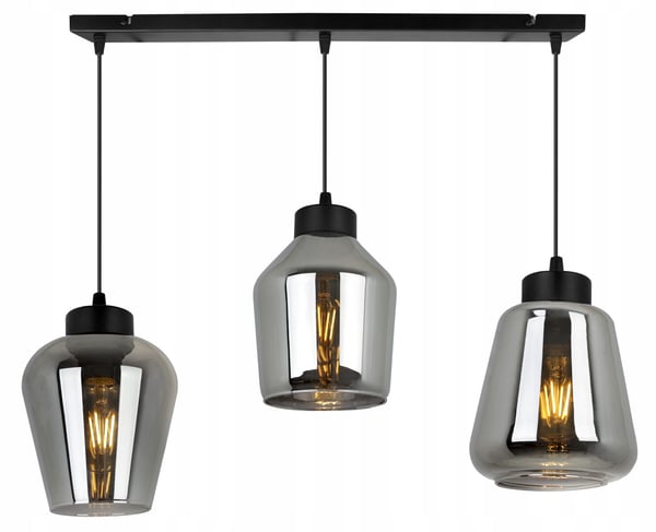 MODERNE ELEGANT HÆNGELAMPE MED GLASSKÆRM