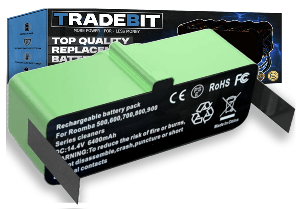 iRobot Roomba batteriackumulator 6000mAh för modell 890 891 895 899 960 965 980 986