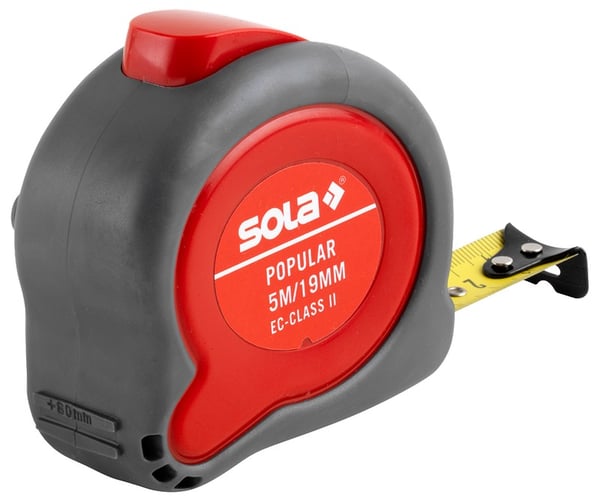POPULÆR STÅLVALSNINGSMÅL 19MM 5M - SOL 50024301