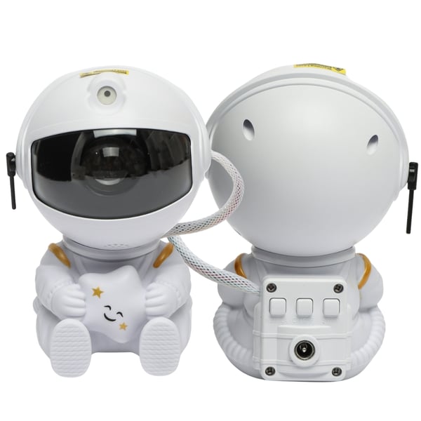 Stjerneprojektor astronaut børns LED-himmelnatlampe laser