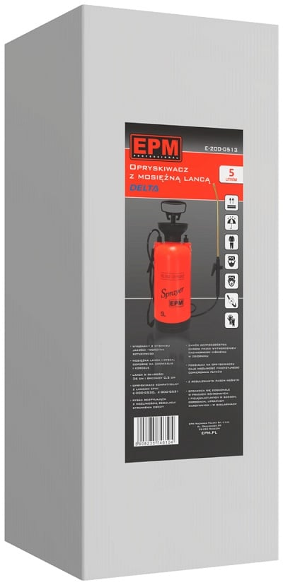 DELTA SPRØJTE MESSINGLANS 5L - E-200-0513