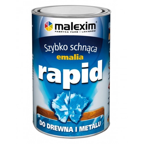 HURTIGTØRRENDE ALKYD EMALJE HVID MATT 0,7L - M/RAP.BIM0,7