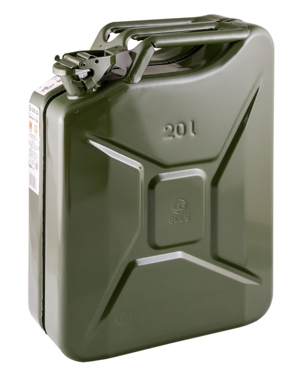 TERÄSKANISTERI VIHREÄ RAL 6003 20L - GE M 20L