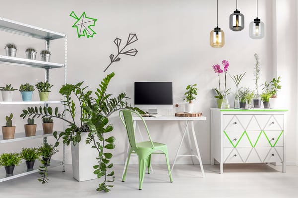 MODERNE ELEGANT HÆNGELAMPE MED GLASSKÆRM