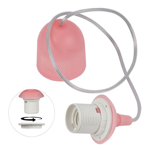 ELEMENT ÆG 60 ROSA SVAMPE 70 ROSA-HVID