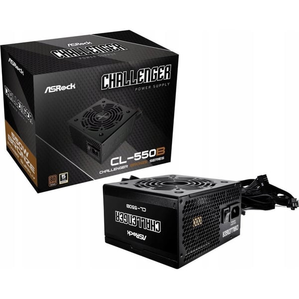 Strømforsyning ASRock Challenger 550W 80 Plus Bronze