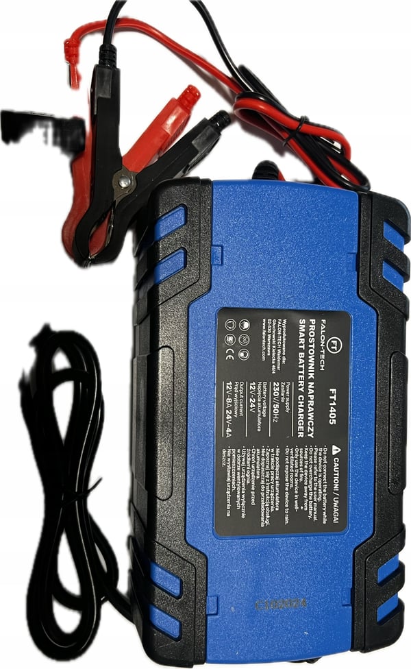 Falon-Tech akkulaturi korjaustoiminnolla 12V-8A / 24V-4A