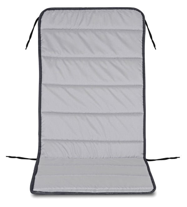 Quiltet stolpude i skum 50x50x80 cm mørkegrå