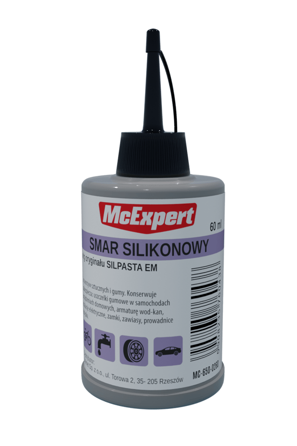 Silikone smøremiddelflaske med bælg 60 ml - MC-650-0260