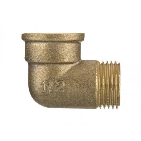 Messing albue indvendig/udvendig 1'' - H/ZM-01-025 Messing albue indvendig/udvendig 1'' - H/ZM-01-025
