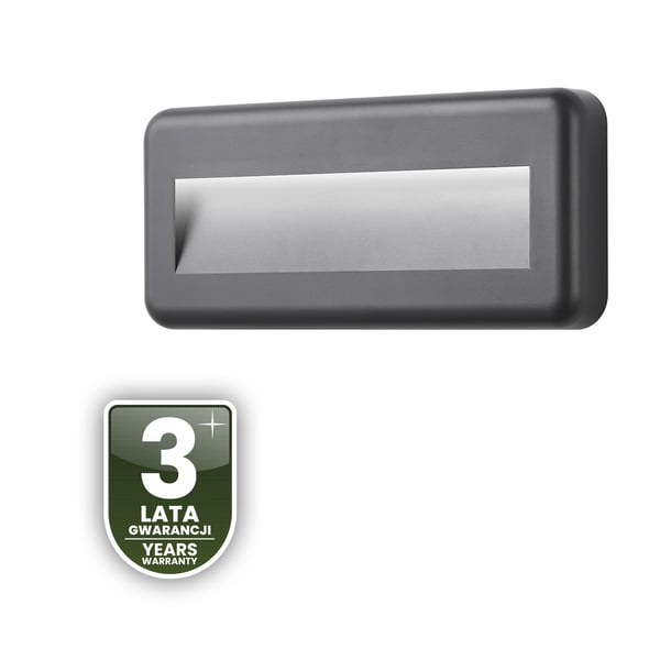 Puutarhan ulkoporrasvalaisin Julkisivuseinävalaisin CCT 3000-6500K LED 4W IP65 VIREO LUMILED