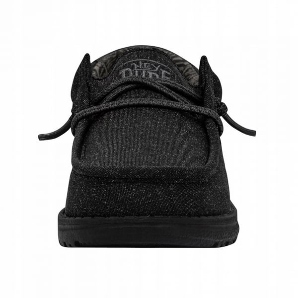 Hey Dude Wally Youth Basic sko sort størrelse 30