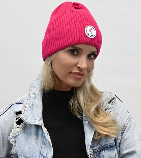 Amaranth snygg höstmössa med logotyp