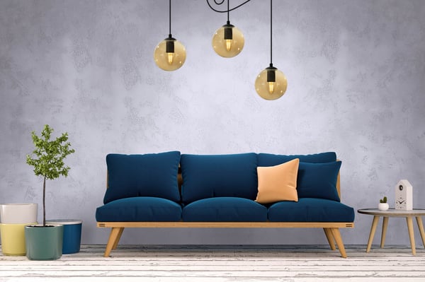 LED-TAKLAMPA MED GLASBOLL MED SPIDER
