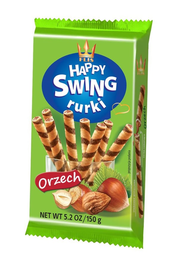 Flis Happy Swing Rolls med nötsmak 150g