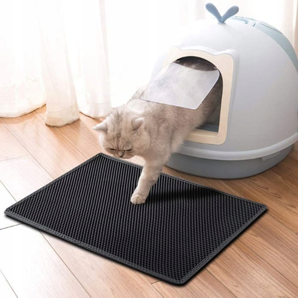 Dörmatta för kattsand i skum 75x55