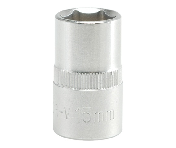 LYHYT 6-KÄRKINEN KROMIHYLSY 1/2'' 15MM - YT-1208