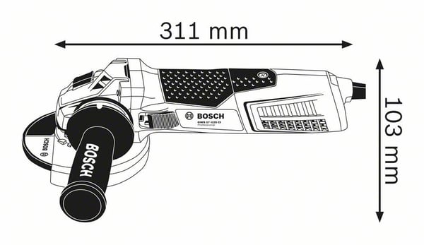 Kulmahiomakone 125 mm GWS 19-125 CIE 1900 W - B 60179P002