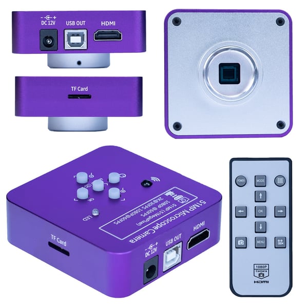 Puppis Pink PRO mikroskopkamera kmppp-hdmi-USB 51MP Plantes PRO-serien