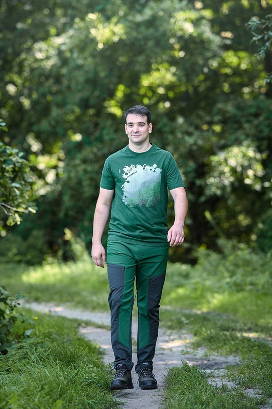 T-SHIRT UDENDØRS SKOV STØRRELSE L - T N81-644-L