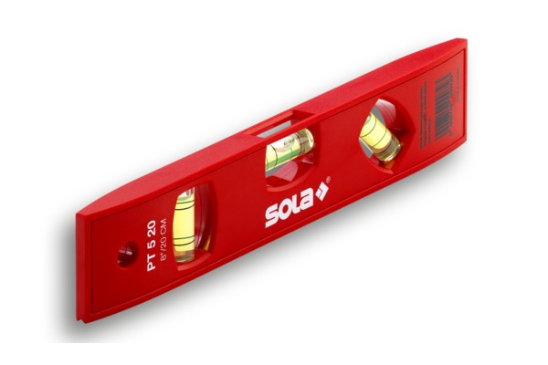 PLASTNIVÅ, HORISONTELL OCH VERTIKAL INDIKATOR PT 5 20CM - SOL 01430201