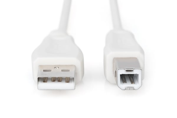 DIGITUS USB 2.0 A/M - B/M tulostinkaapeli, 3m beige