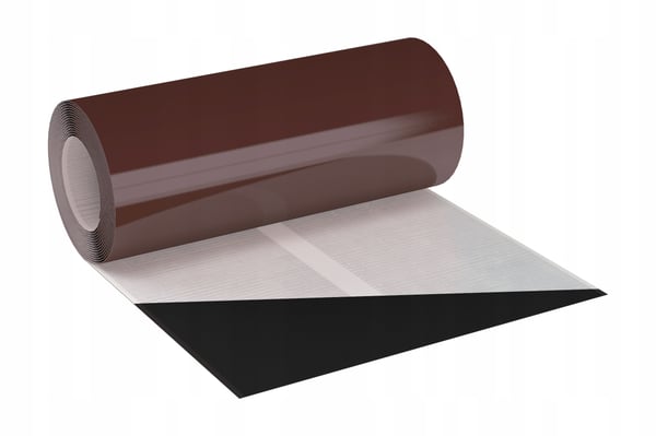 Savupiipputeippi PB flex litteä 300 mm x 5 m RAL 8017