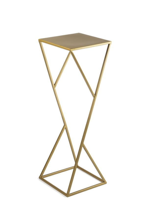 Modernt LOFT blomsterställ, guld, 70 cm