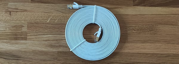 NÄTVERKSKABEL LAN ETHERNET PLATT SFTP CAT7 2m