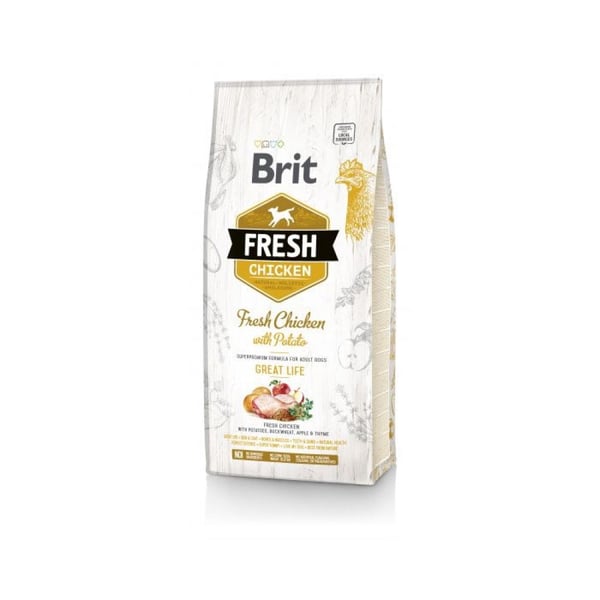 Brit Fresh Chicken Potato Adult Great Life 12kg