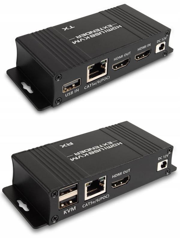 JATKOJOHDAIN HDMI LAN KVM USB RJ45 60M ETHERNET LOPOUT