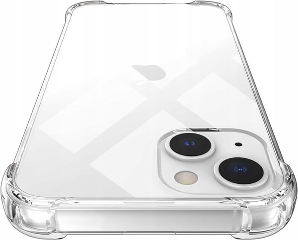 Airbag-stötdämpningsskal för iPhone 13 mini och härdat glas