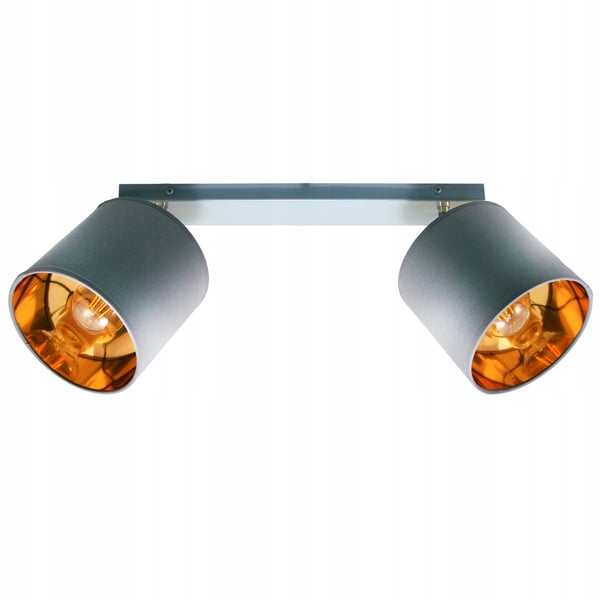 Lofthængende lampe med gylden LED-loftlampe